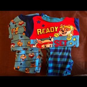2 pairs of Paw Patrol Pajamas